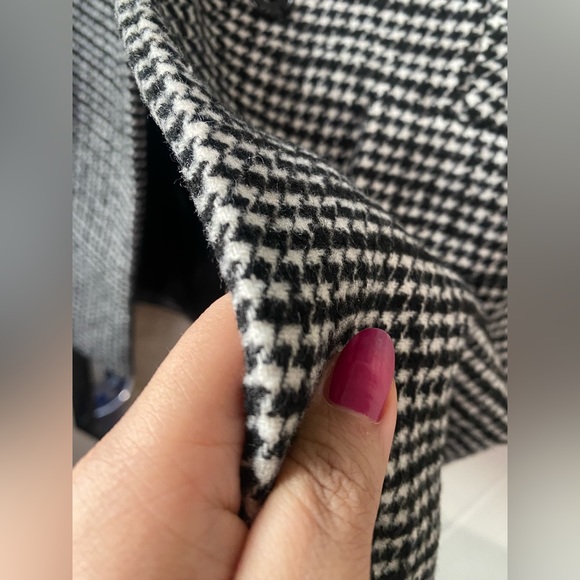 houndstooth wool vest coat - Picture 6 of 10
